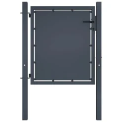 Portail De Jardin Acier 100 X 75 Cm Anthracite