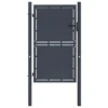 Portail De Jardin Acier 100x150 Cm Anthracite 2