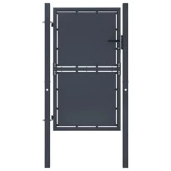 Portail De Jardin Acier 100x150 Cm Anthracite 2