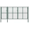 Portail De Jardin Acier 400 X 200 Cm Vert