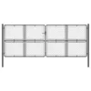 Portail De Jardin Acier 400x150 Cm Anthracite