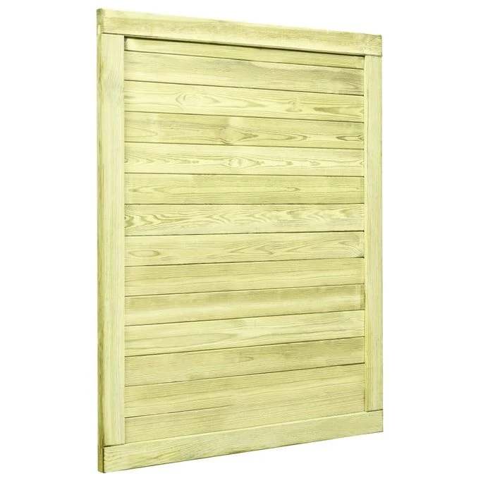 Portail De Jardin Bois De Pin Imprégné 125 X 100 Cm – Image 4