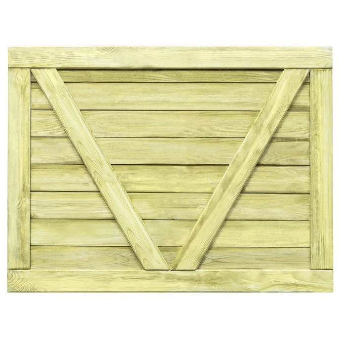 Portail De Jardin Bois De Pin Imprégné 75 X 100 Cm – Image 5