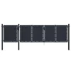 Portail De Jardin Métal 4x1,25 M Anthracite