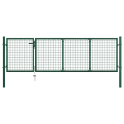 Portillon Acier 350x100 Cm Vert