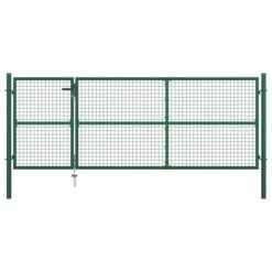 Portillon Acier 350x125 Cm Vert