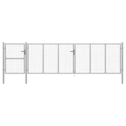 Portillon Acier 500 X 125 Cm Argenté