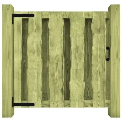 Portillon Bois De Pin Imprégné 100 X 100 Cm Vert