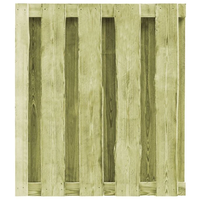 Portillon Bois De Pin Imprégné 100 X 100 Cm Vert – Image 2
