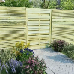 Portillon Bois De Pin Imprégné 100 X 150 Cm Vert