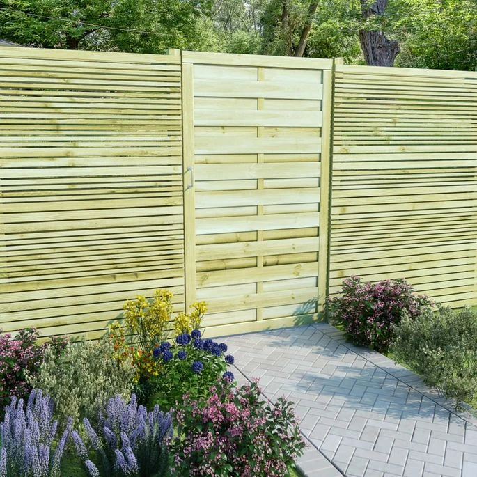 Portillon Bois De Pin Imprégné 100 X 175 Cm Vert