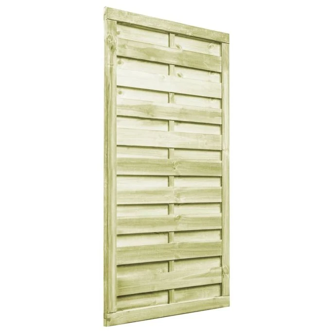 Portillon Bois De Pin Imprégné 100 X 175 Cm Vert – Image 3