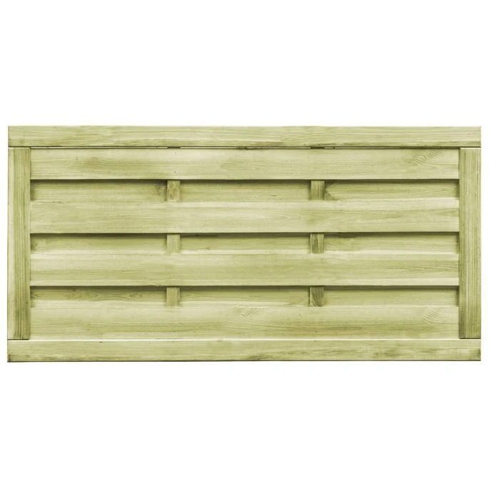 Portillons 2 Pcs Bois De Pin Imprégné 150x75 Cm Vert – Image 4