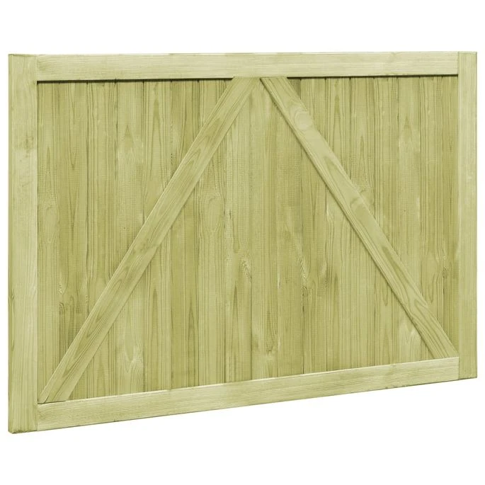 Portillons De Jardin 2 Pcs Bois De Pin Imprégné 300x100 Cm – Image 6
