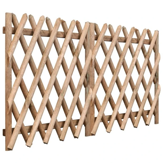 Portillons De Jardin 2 Pcs Bois De Pin Imprégné 300x100 Cm 2 – Image 3