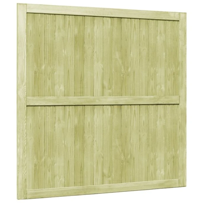 Portillons De Jardin 2 Pcs Bois De Pin Imprégné 300x150 Cm – Image 4