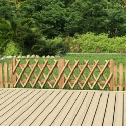 Portillons De Jardin 2 Pcs Bois De Pin Imprégné 300x60 Cm