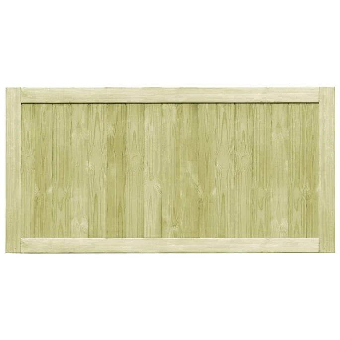 Portillons De Jardin 2 Pcs Bois De Pin Imprégné 300x75 Cm – Image 4