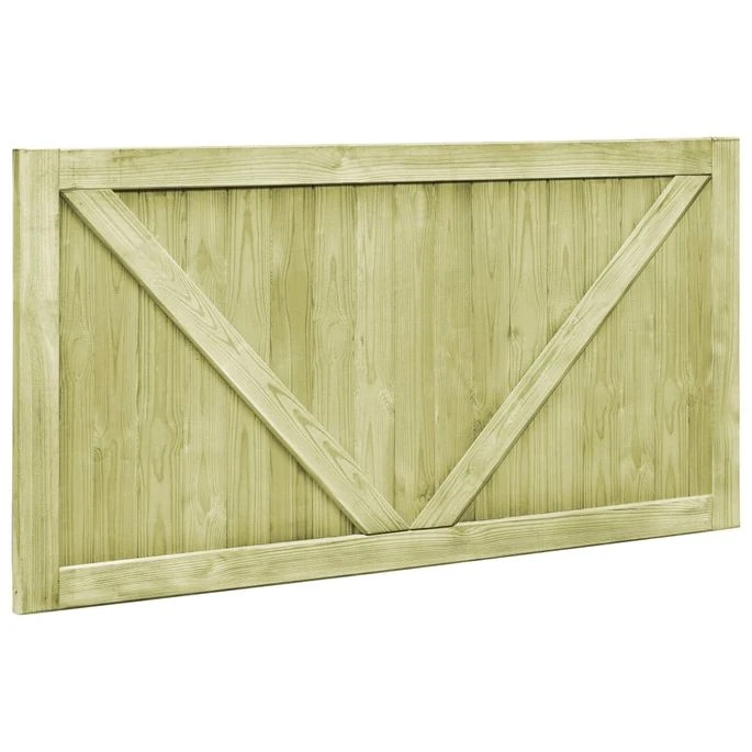 Portillons De Jardin 2 Pcs Bois De Pin Imprégné 300x75 Cm – Image 6