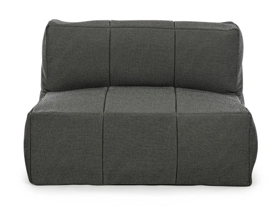 Pouf De Jardin En Aluminium Anthracite Sady – Image 10