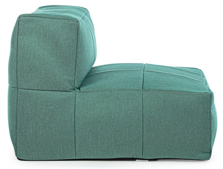 Pouf De Jardin En Aluminium Vert D'eau Sady – Image 3