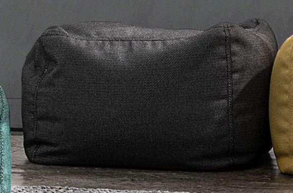 Pouf De Jardin En Tissu Olefin Anthracite Sady – Image 2
