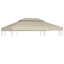 Recouvrement De Remplacement D'auvent 310 G/m² 3 X 4 M Beige