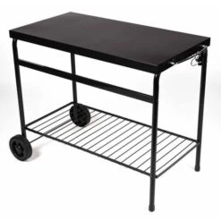 SOMAGIC Desserte Pour Plancha Elda En Métal - Noir - 90x47 Cm