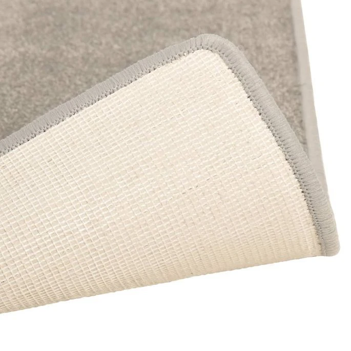 Tapis De Lit Shaggy Poils Longs 3 Pcs Gris – Image 4