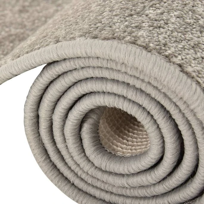 Tapis De Lit Shaggy Poils Longs 3 Pcs Gris – Image 5