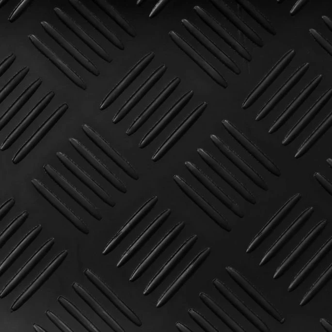 Tapis En Caoutchouc Antidérapant 1,5x2 M 3 Mm Quadrillage – Image 2