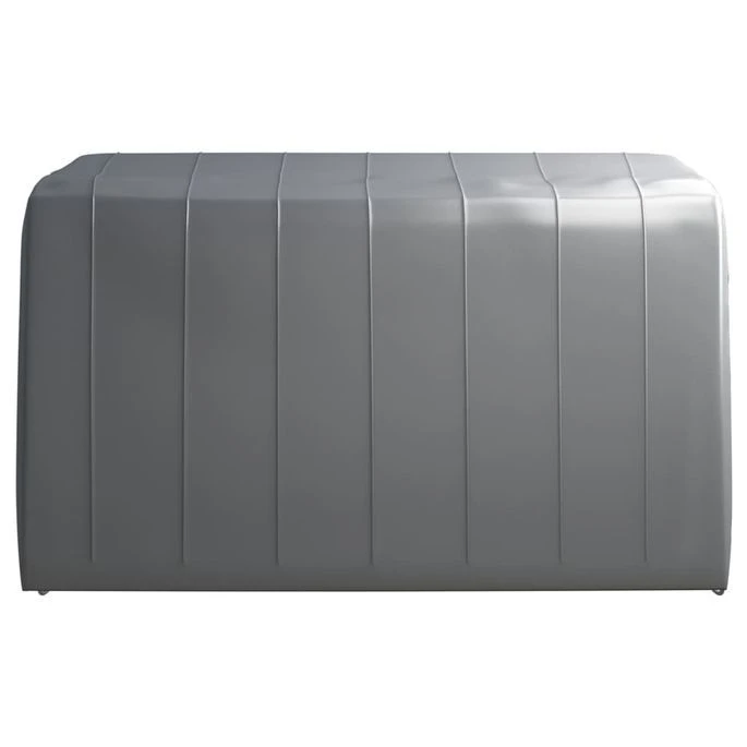 Tente De Rangement 370x370 Cm Acier Gris – Image 4