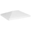 Toile De Toit De Belvédère 270 G/m² 4x3 M Blanc