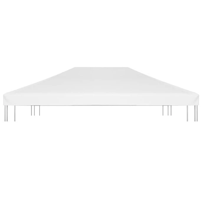 Toile De Toit De Belvédère 270 G/m² 4x3 M Blanc – Image 5