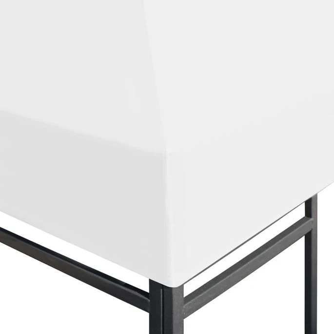 Toile De Toit De Belvédère 270 G/m² 4x3 M Blanc – Image 7