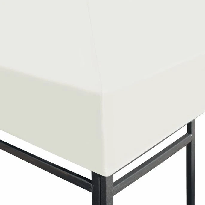 Toile Supérieure De Belvédère 310 G / M² 3 X 3 M Blanc Crème – Image 5