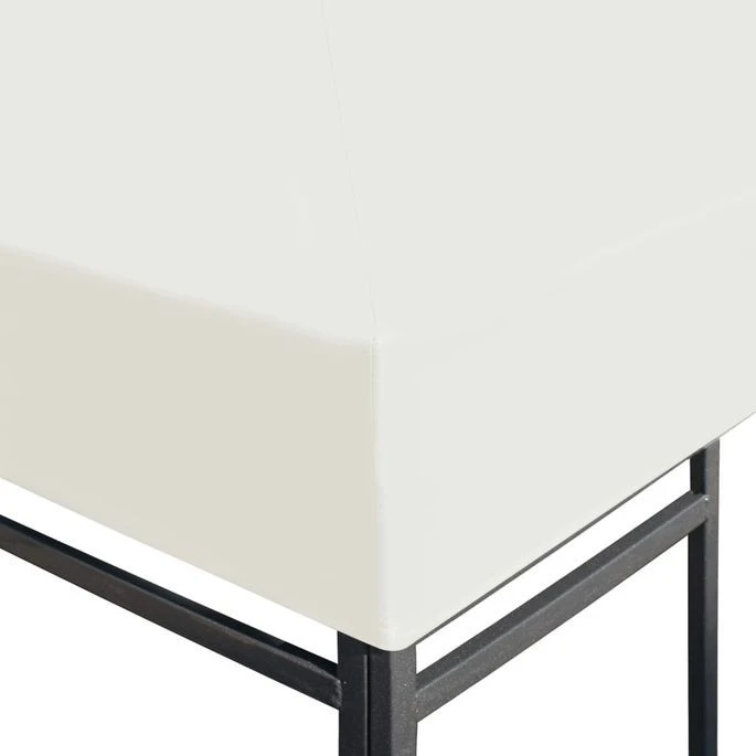 Toile Supérieure De Belvédère 310 G / M² 4 X 3 M Blanc Crème – Image 3