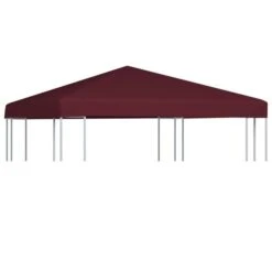 Toile Supérieure De Gazebo 310 G/m² 3x3 M Bordeaux