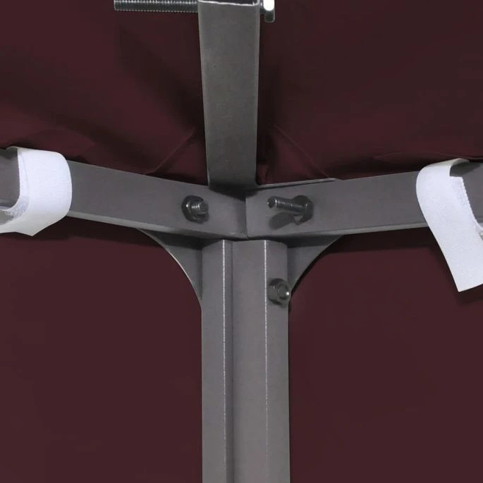 Toile Supérieure De Gazebo 310 G/m² 3x4 M Bordeaux – Image 2