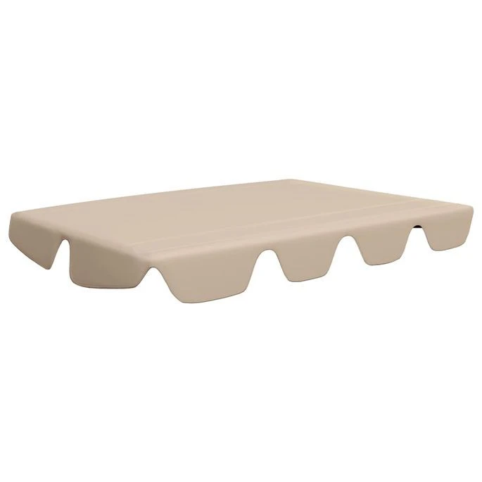 Toit De Rechange De Balançoire Beige 150/130x70/105 Cm – Image 2