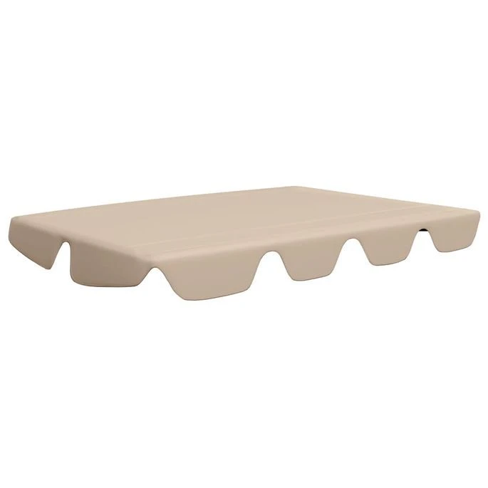 Toit De Rechange De Balançoire Beige 188/168x110/145 Cm – Image 2