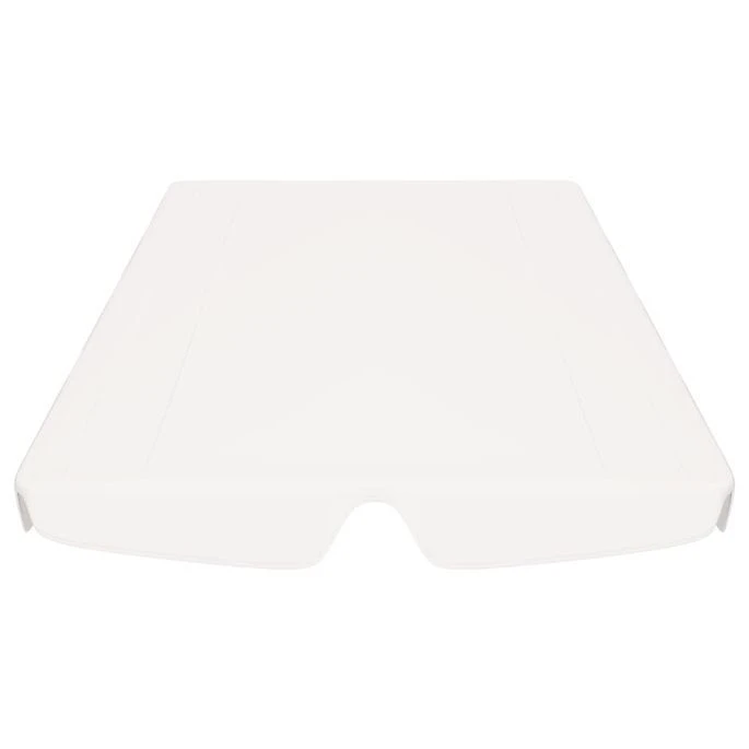 Toit De Rechange De Balançoire Blanc 188/168x110/145cm 270 G/m² – Image 4