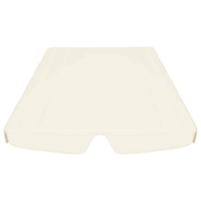 Toit De Rechange De Balançoire Crème 150/130x70/105 Cm – Image 4