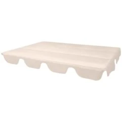 Toit De Rechange Pour Balançoire De Jardin Beige 226 X 186 Cm