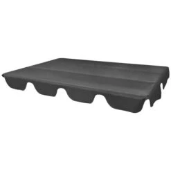 Toit De Rechange Pour Balançoire De Jardin Gris 226 X 186 Cm