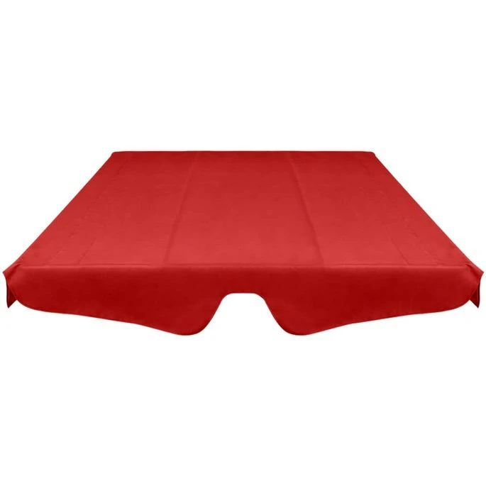 Toit De Rechange Pour Balançoire De Jardin Rouge 226 X 186 Cm – Image 3