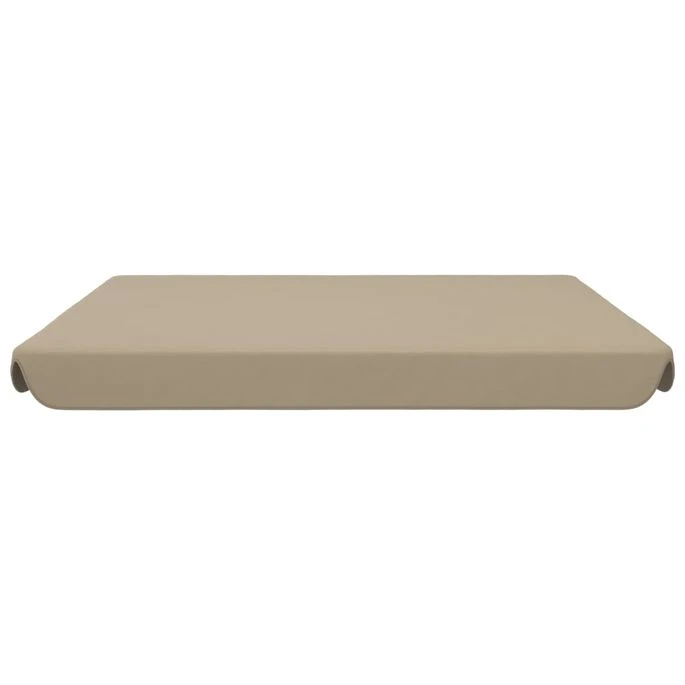 Toit De Rechange Pour Balançoire De Jardin Taupe 192x147 Cm – Image 2