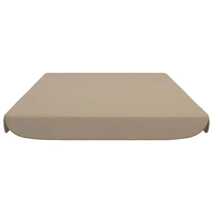 Toit De Rechange Pour Balançoire De Jardin Taupe 192x147 Cm – Image 3