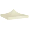 Toit De Tente De Réception 2x2 M Crème 270 G/m²