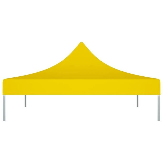 Toit De Tente De Réception 2x2 M Jaune 270 G/m² – Image 3